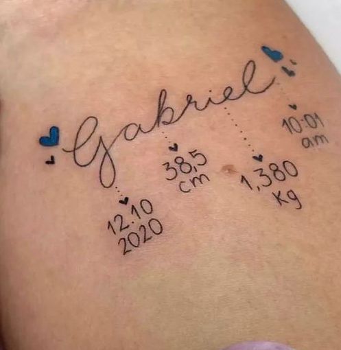 Celebrating Children Through the Use of Adorable Baby Name Tattoos