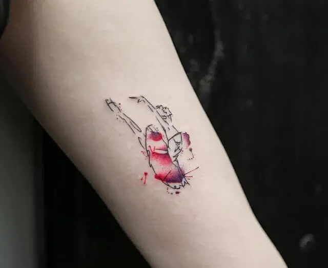 Watercolor tattoos with an artistic flair resemble beautifully painted brushstrokes on the canvas of skin