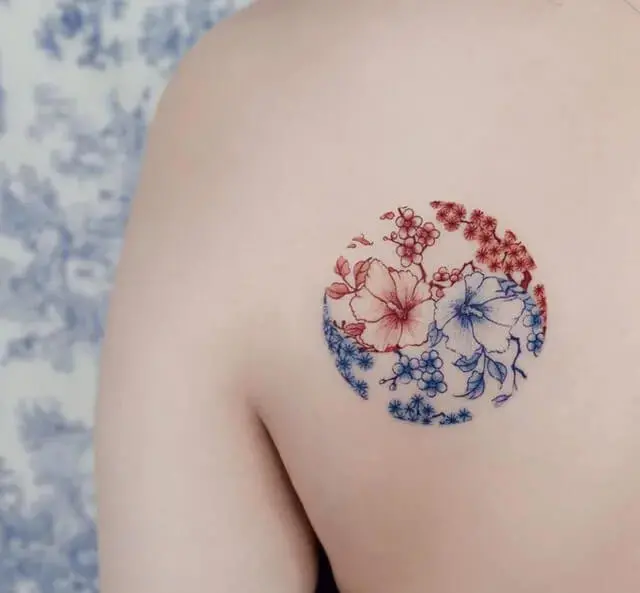 Watercolor tattoos with an artistic flair resemble beautifully painted brushstrokes on the canvas of skin