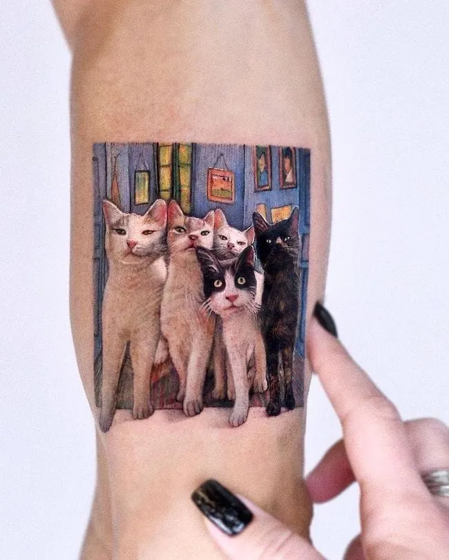 36+ Enchanting Cat Tattoos to Eternalize Your Beloved Pet – Amazing Xanh