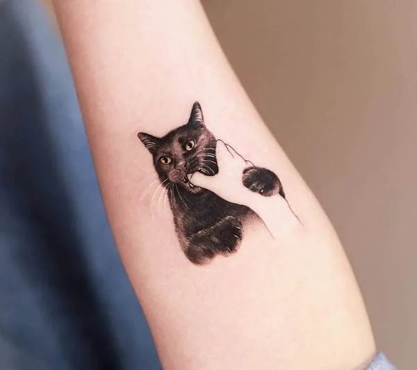 36+ Enchanting Cat Tattoos to Eternalize Your Beloved Pet – Amazing Xanh