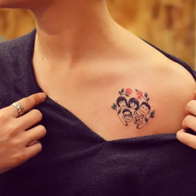 Elegantly Symbolic Family Union Tattoos – Amazing Xanh