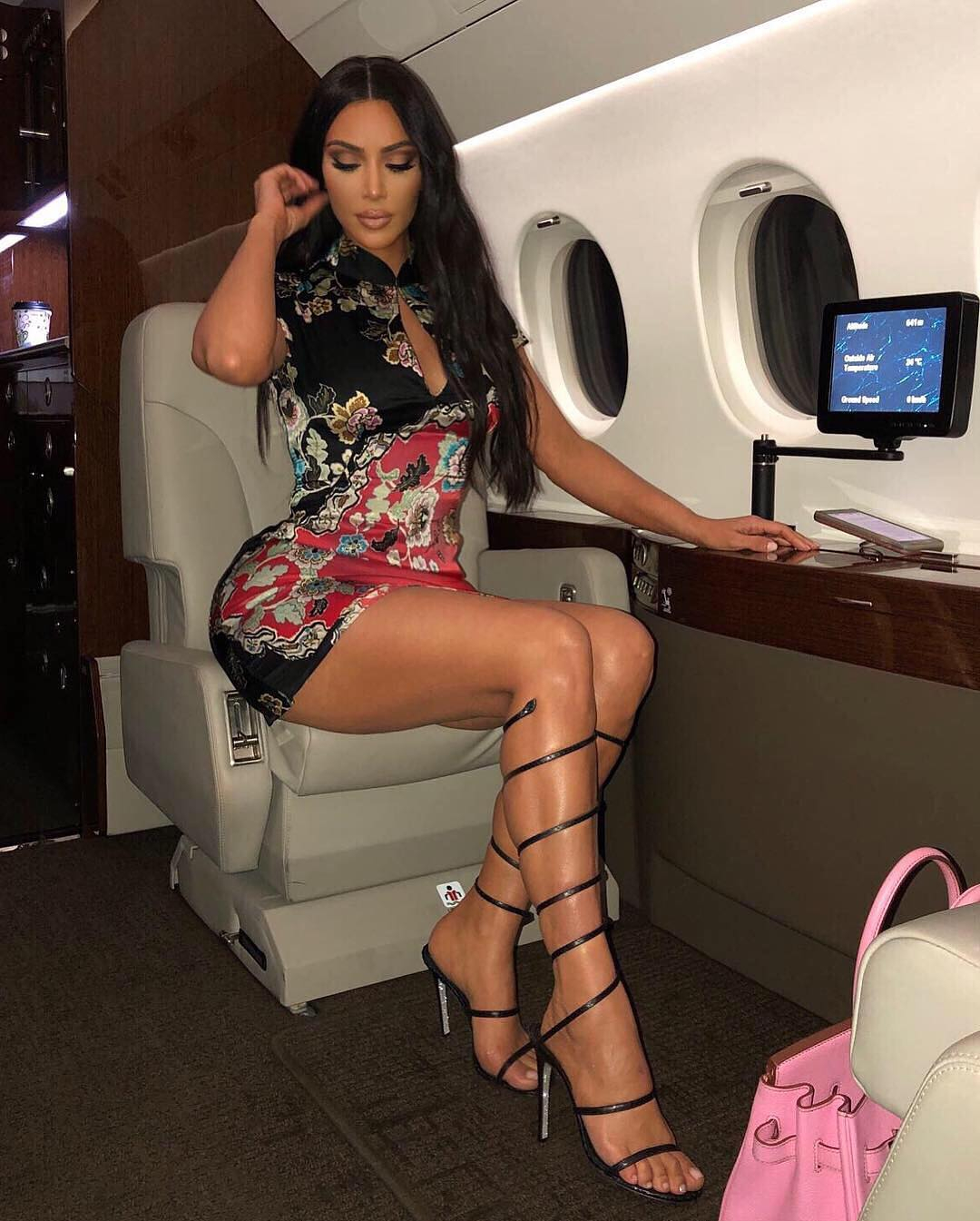 Businesswoman Kim also enjoys a globe-trotting lifestyle