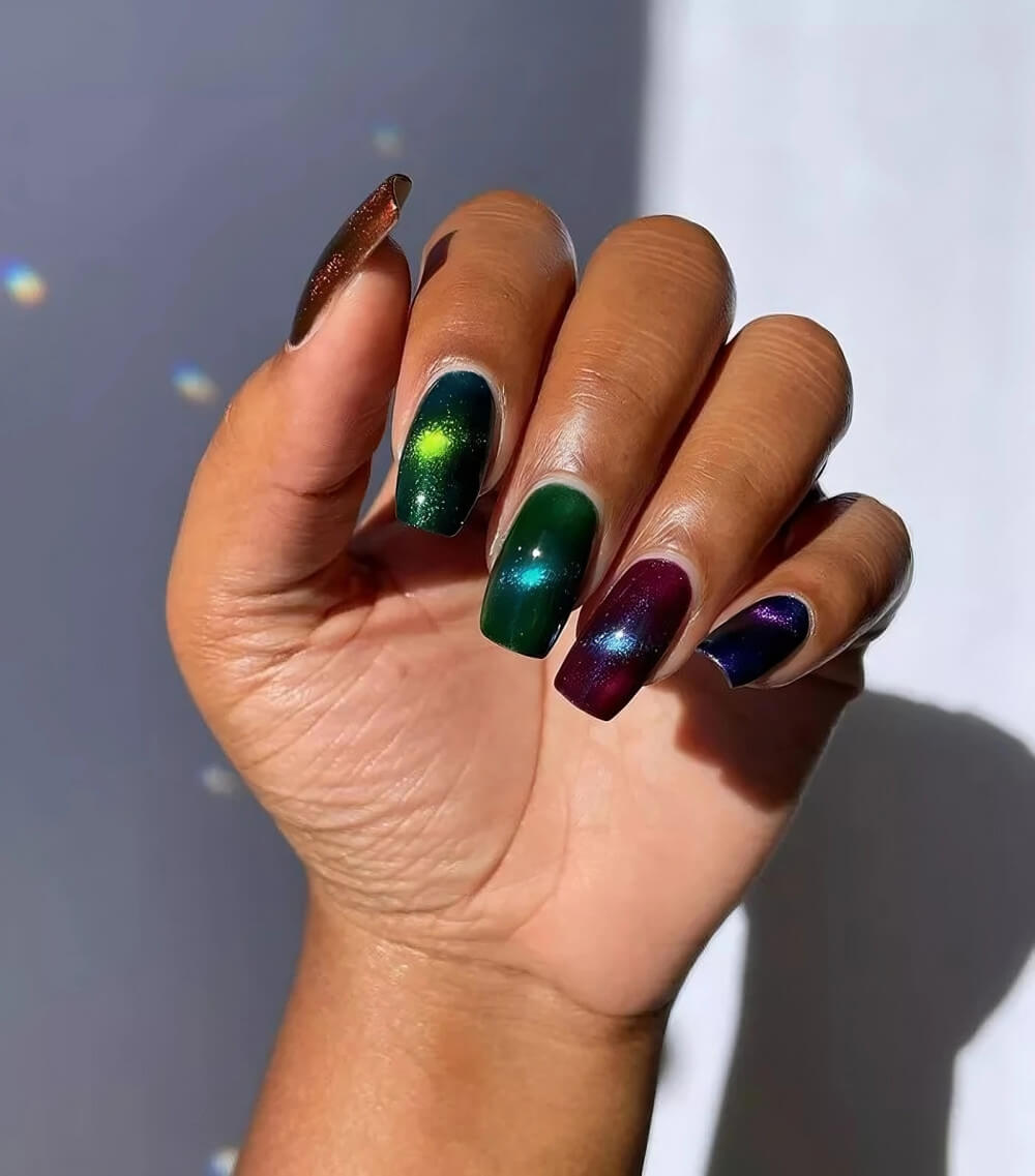 30 Hottest Cat Eye Nails: The Trendiest Manicure Style - 189