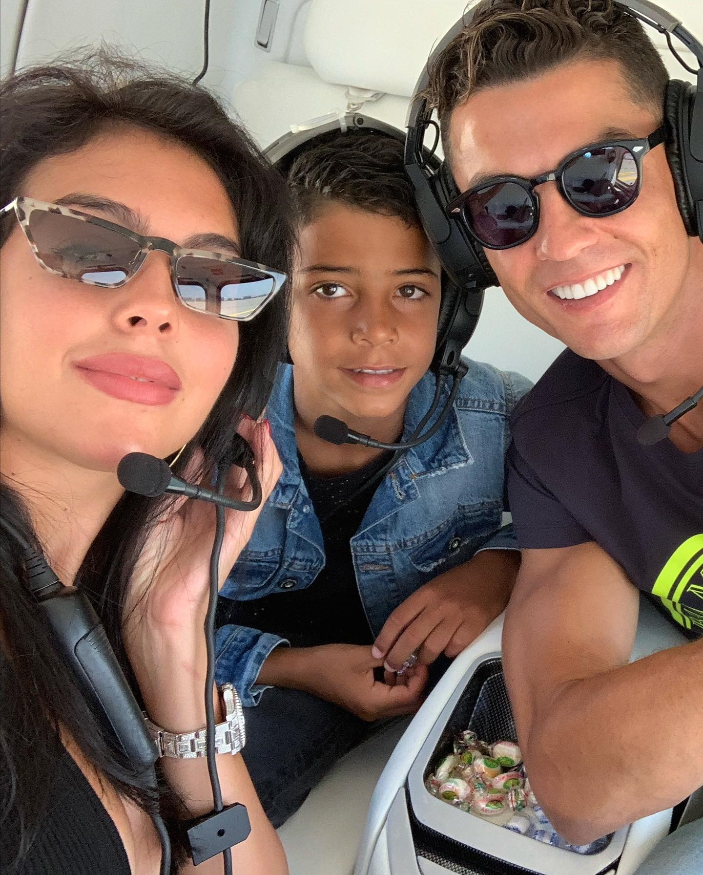 Georgina Rodriguez uploaded ten sweet family snaps to celebrate Cristiano Jr's big day