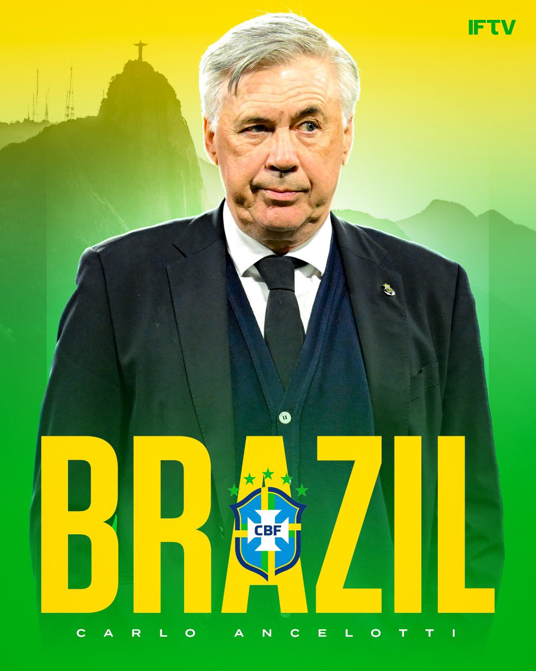 Carlo Ancelotti will become new Brazil manager starting from June 2024