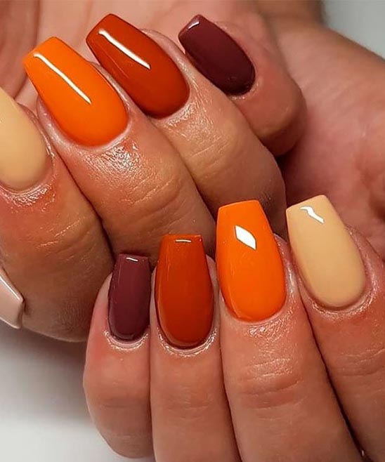 Cute Fall Acrylic Nails