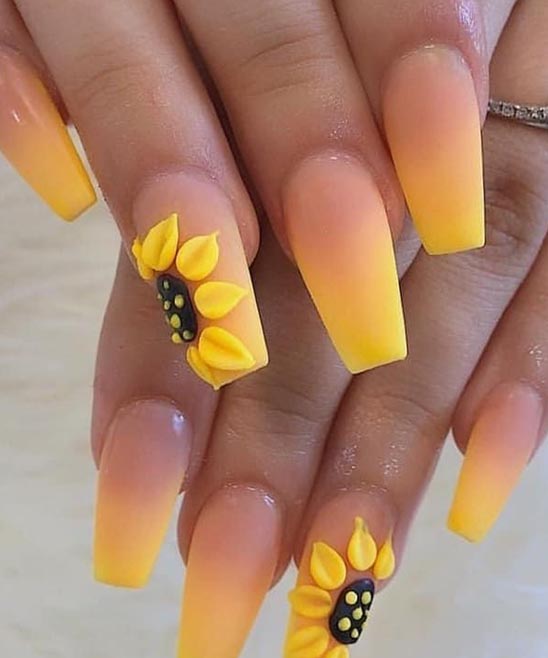 Cute Short Fall Acrylic Nails