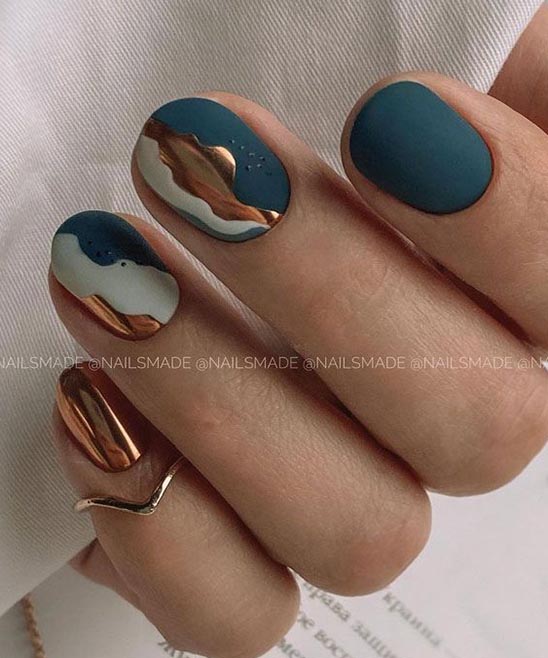 Fall Color Acrylic Nail Ideas