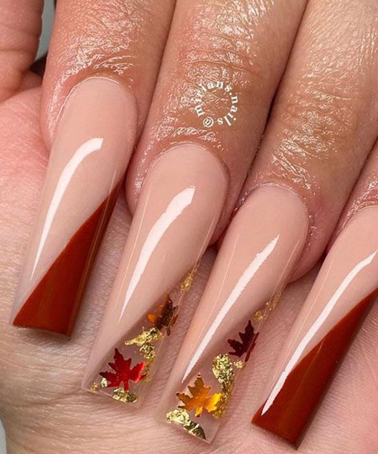 Fall Nail Acrylic Ideas