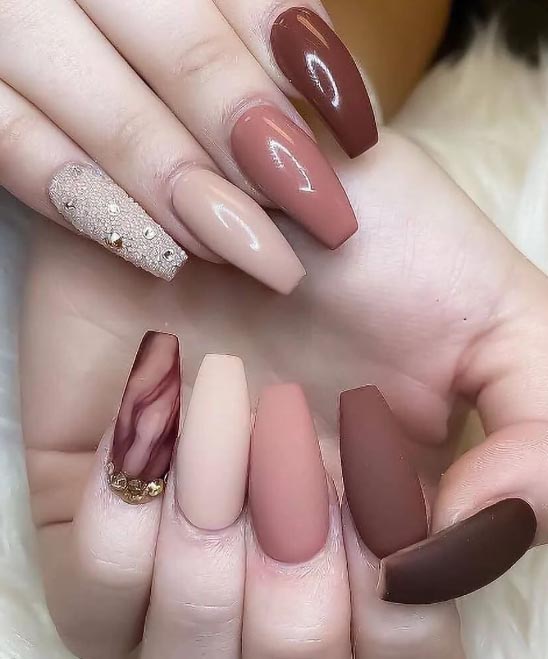 Short Acrylic Nail Ideas Fall