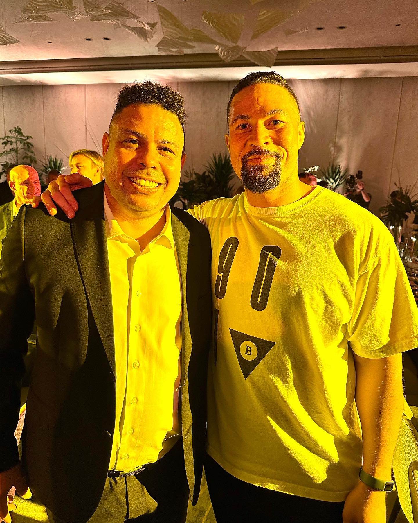 He also met the Brazilian Ronaldo