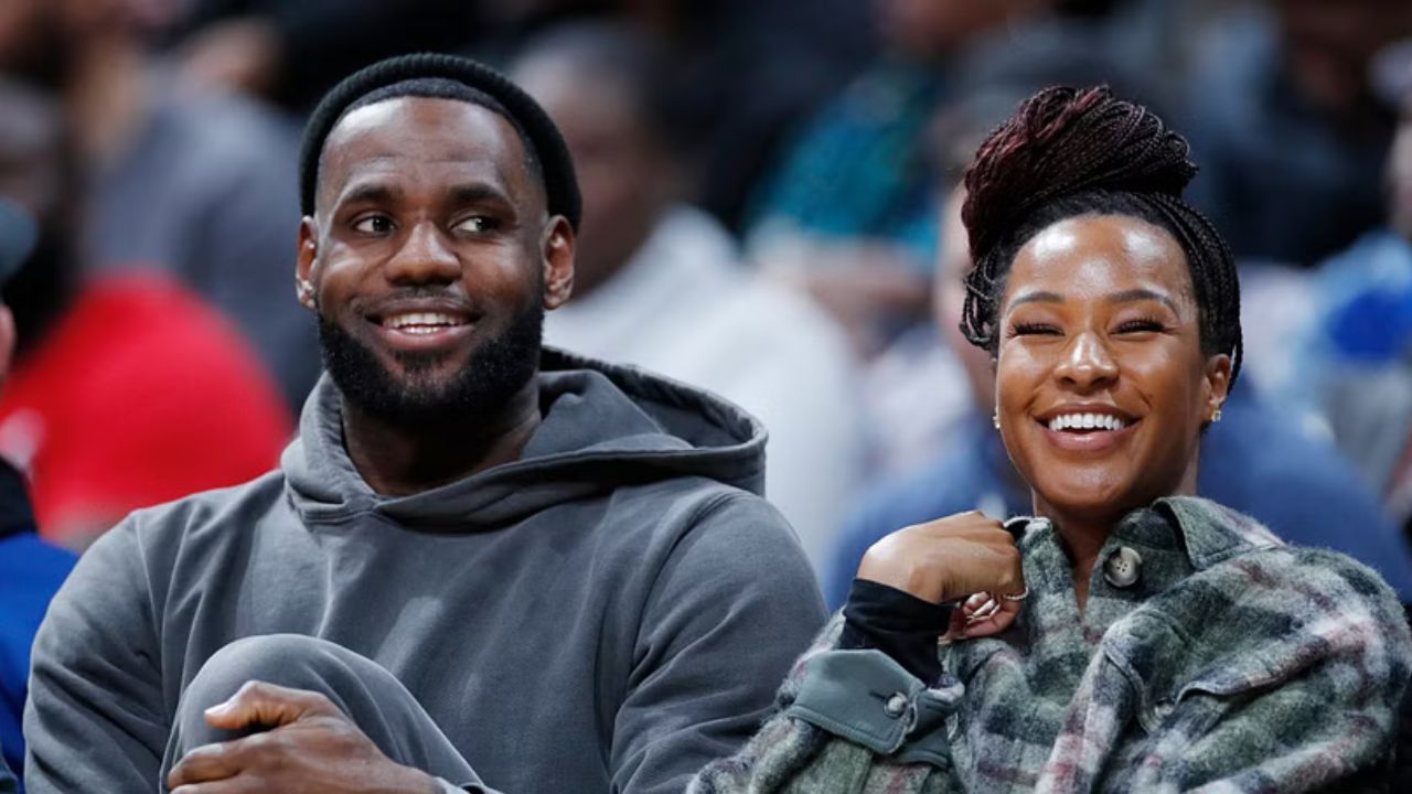 Lebron James and Savannah James