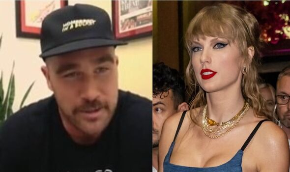 Travis Kelce Teary-Eyed Gives Girlfriend Taylor Swift a Shoutout " Thankful for coming into my life"