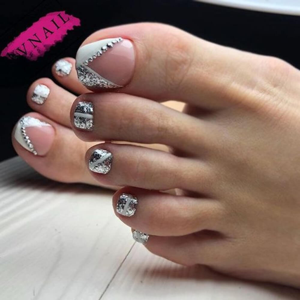 Las 38 mejores uñas de los pies para bodas para lucir glamurosas al instante - 247