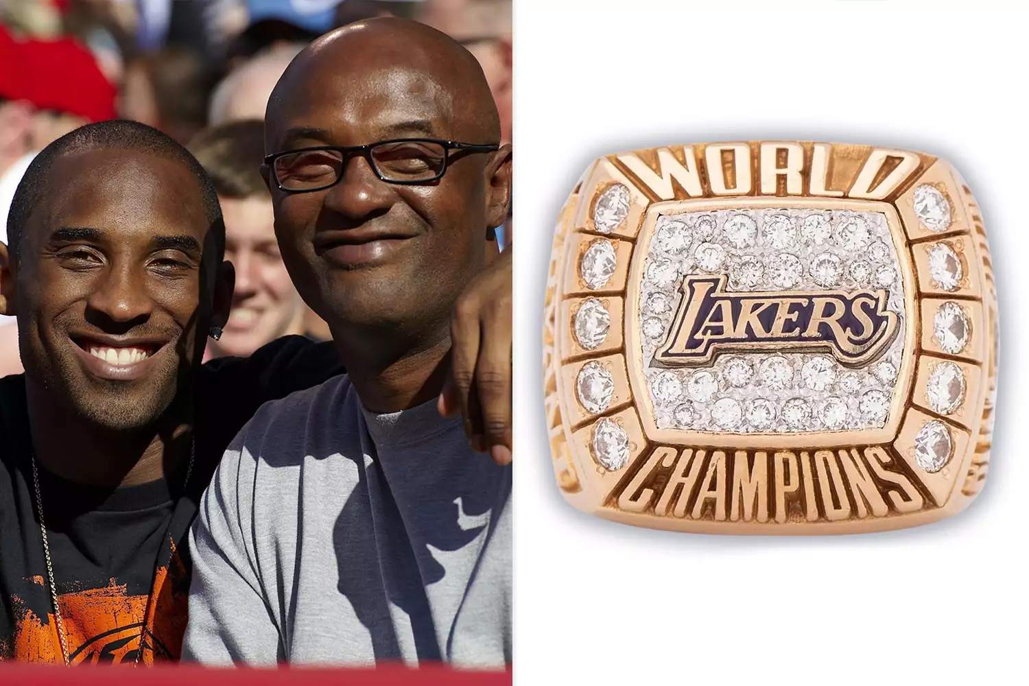 Kobe Bryant, Joe Bryant, Championship Ring