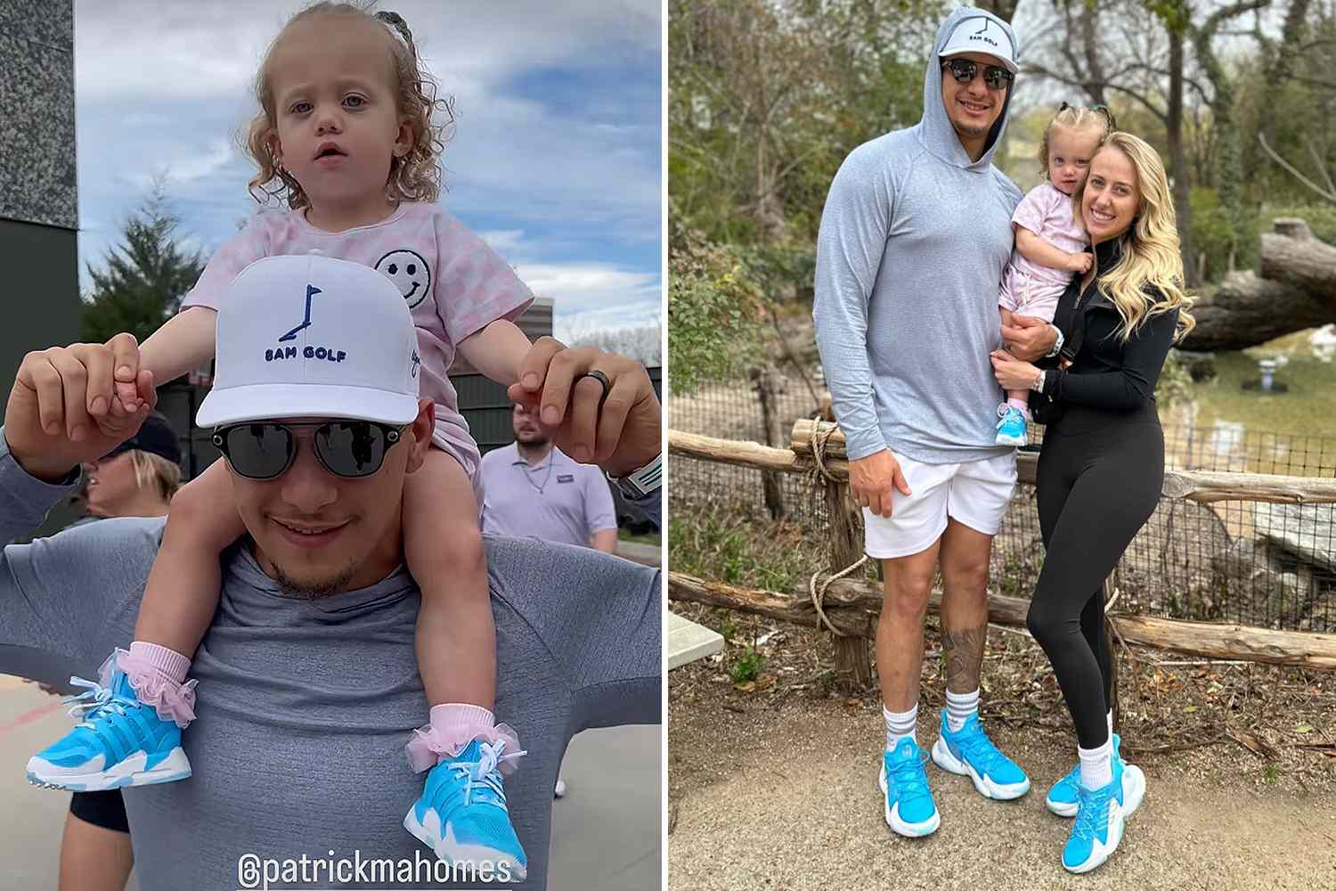 Patrick Mahomes and Daughter Wear Matching Sneakers He Designed: Photo