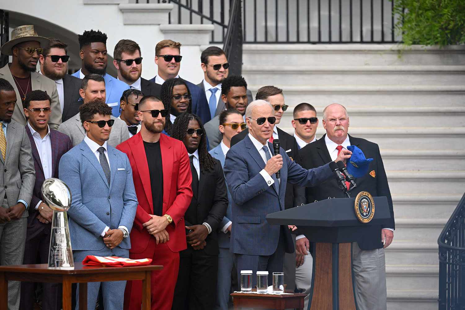 Kansas City Chiefs Celebrate Super Bowl Win at the White House