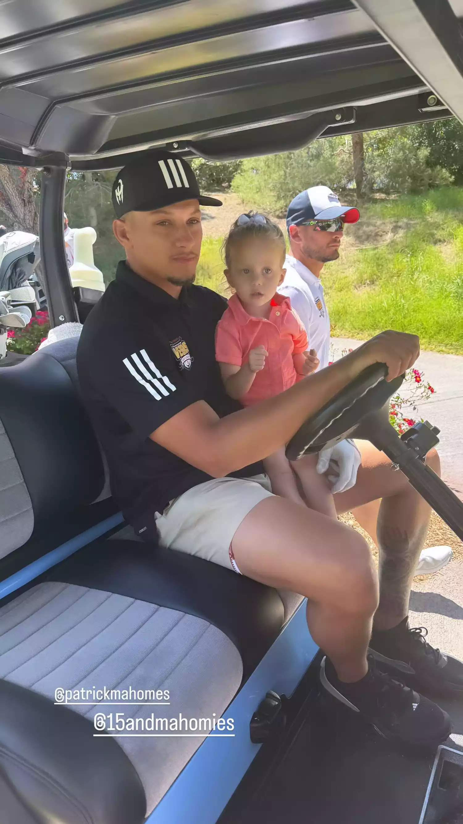 Patrick and Brittany Mahomes Take Their Kids to the Golf Course in Las Vegas