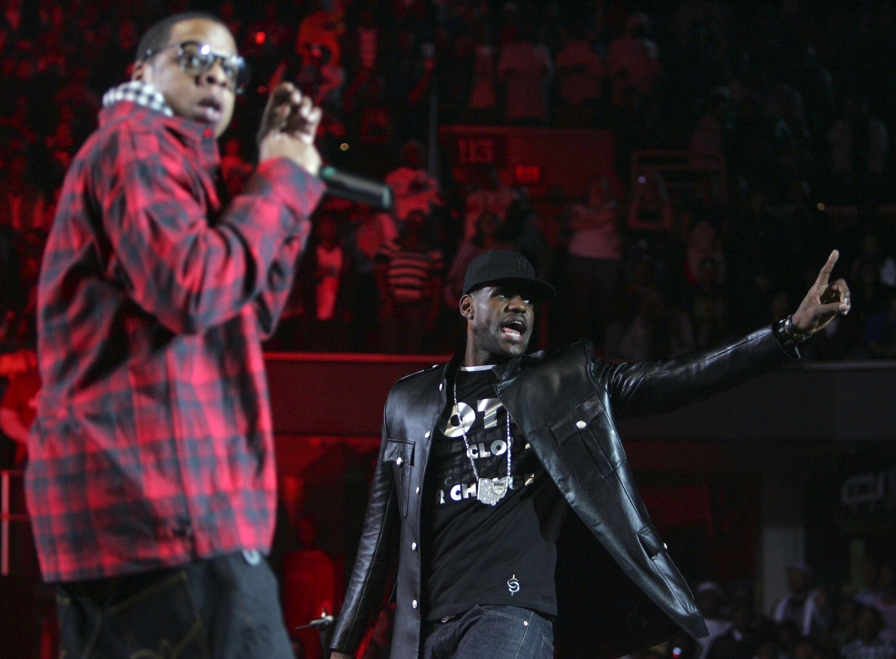 LeBron James takes the stage with Jay-Z for the