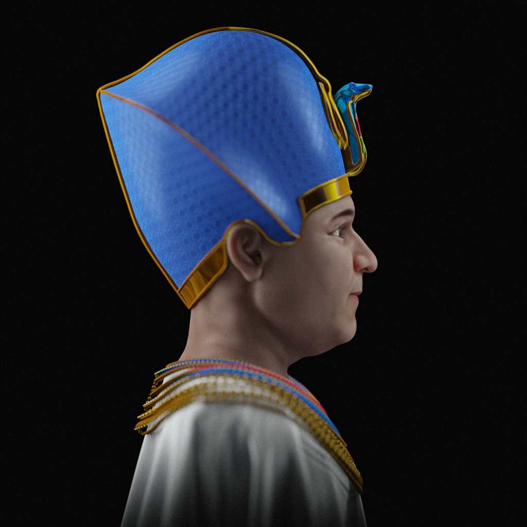 Digital recreation of Amenhotep III.