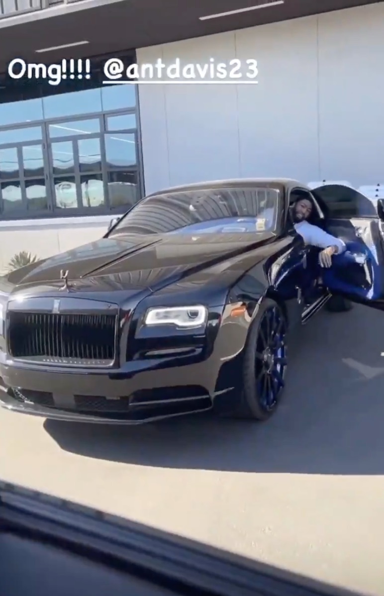 Anthony Davis has an epic car collection