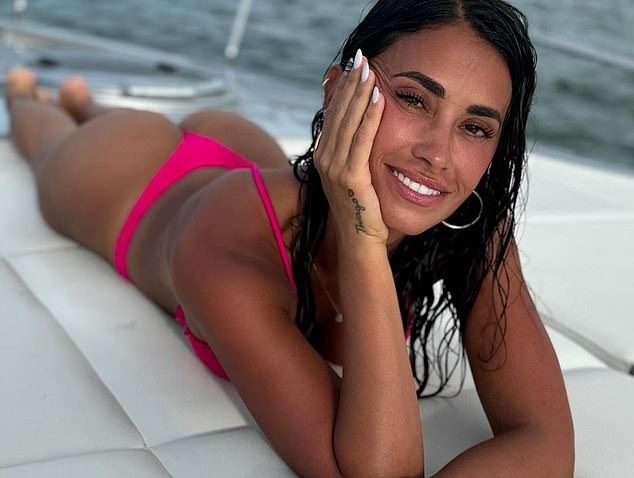 Messi's wife Antonela shared a series of photos from the group's boat trip in the Miami sun