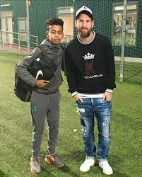 Raphinha - Image: Lamine Yamal and Leo Messi a few years ago. | Facebook