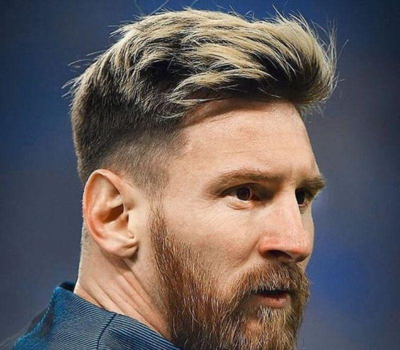 Messi's hairstyle - Slicked Back Hair