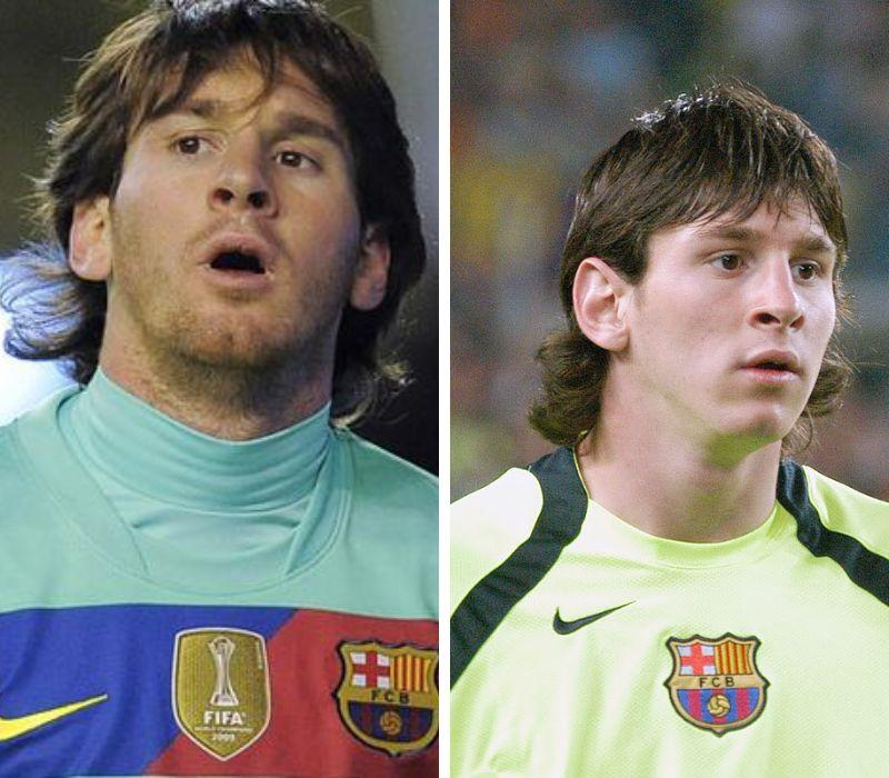 Messi's hairstyle - Mullet Hair