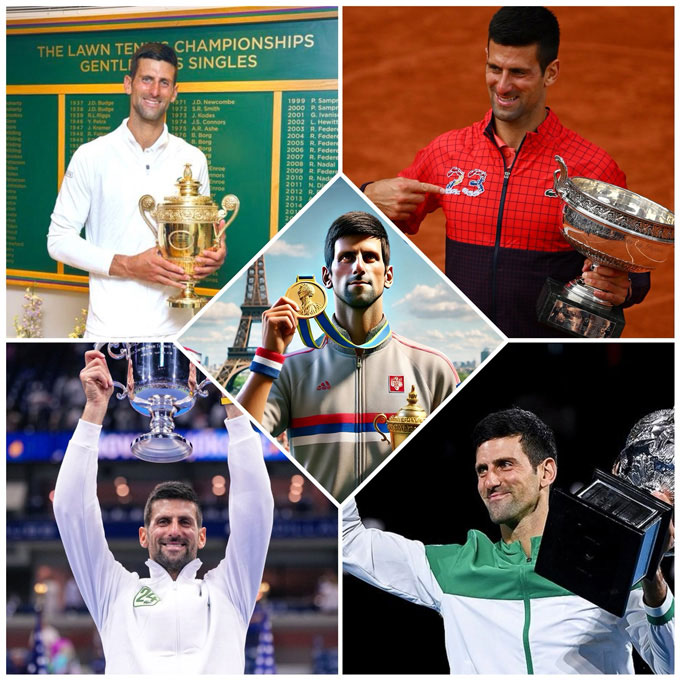 Djokovic just completed his great collection of medals and titles