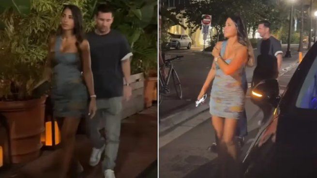 Lionel Messi y Antonella salieron a cenar por Miami