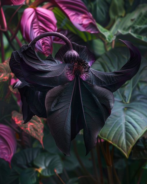 Black Bat Flower